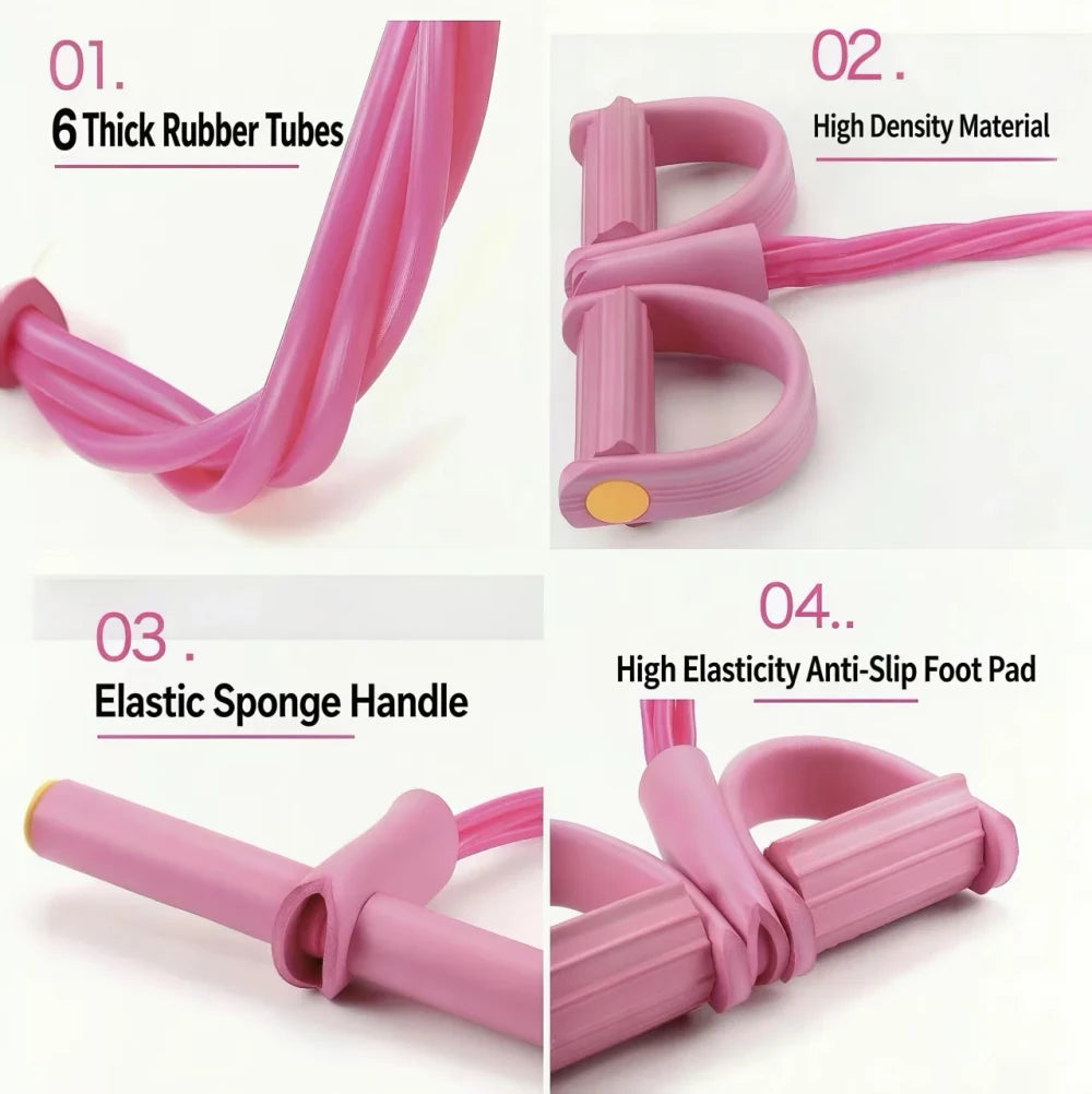 Multifunctional Resistance Rope Pedal Exerciser