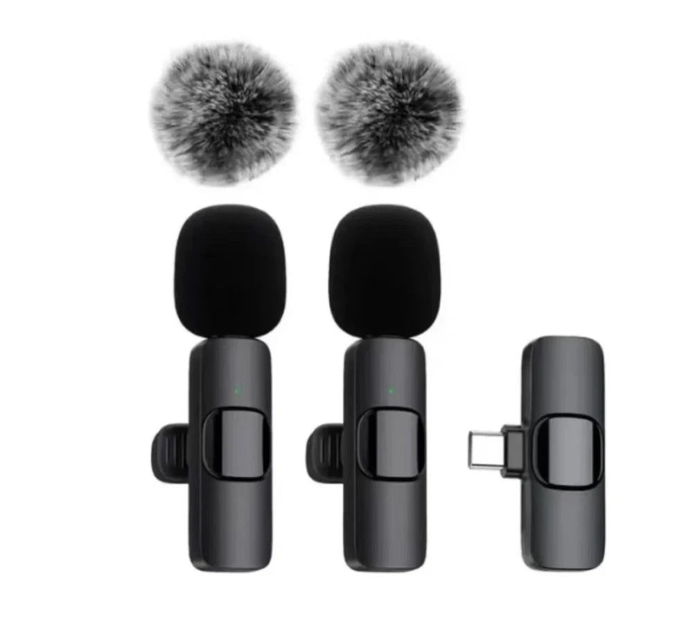 Wireless Lavalier Microphone Duo