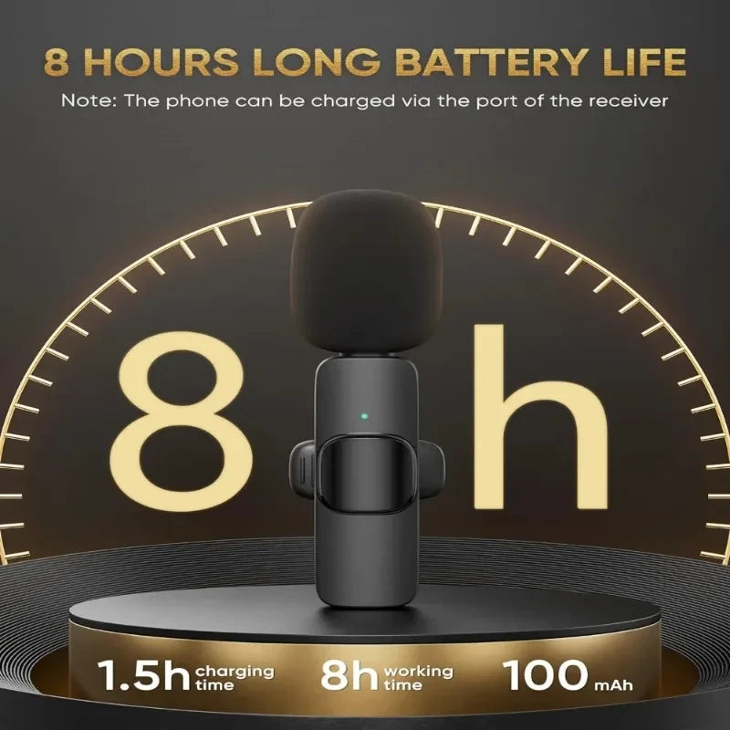 Wireless Lavalier Microphone Duo