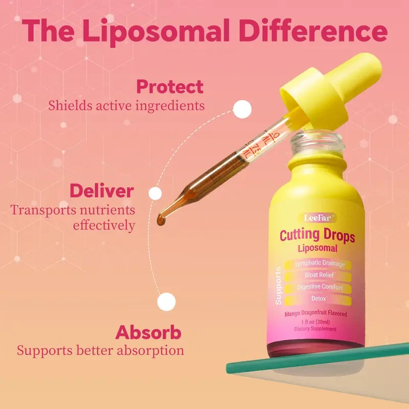 LeeFar Cutting Drops for Lymphatic Drainage and Bloat Relief