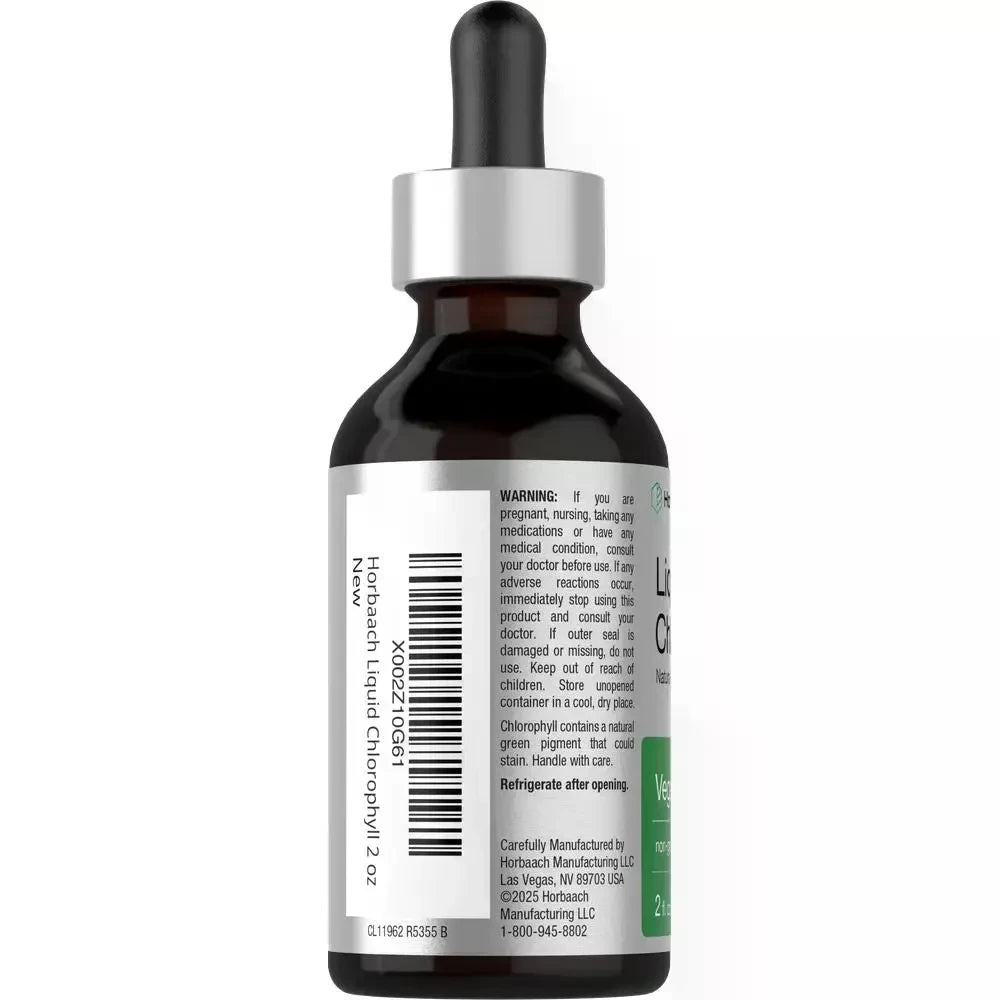 Chlorophyll Liquid Drops with Peppermint Flavor