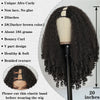 Curly Synthetic V Part Wig