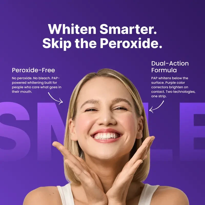 DrDent Peroxide-Free Purple Teeth Whitening Strips