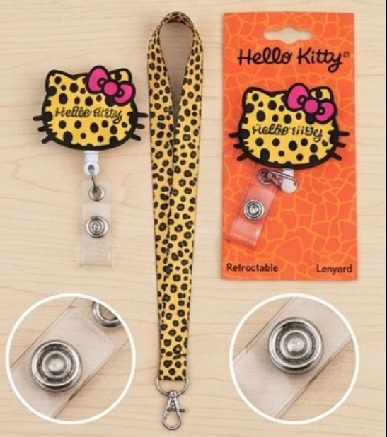 Hello Kitty Leopard Lanyard