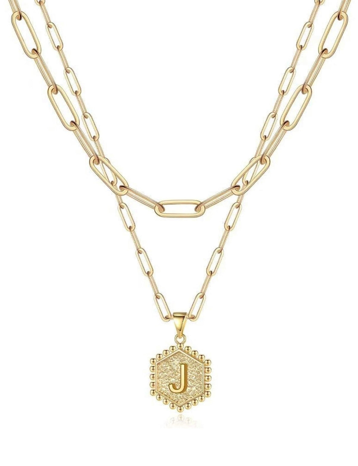 Beautiful Gold Layered Initial Necklaces (A-Z)