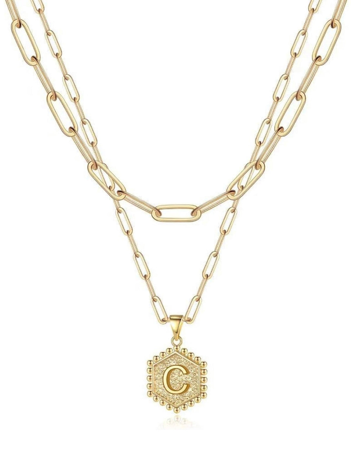 Beautiful Gold Layered Initial Necklaces (A-Z)